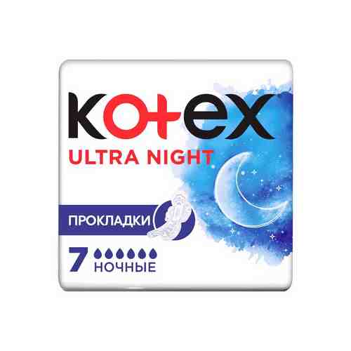 Прокладки Kotex Ultra Ночные 7шт арт. 10225270