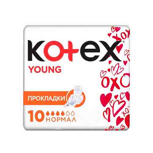 Прокладки Kotex Young Нормал 10шт арт. 141503