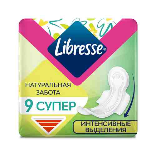 Прокладки Libresse Natural Care Ultra Super 9шт арт. 10215797
