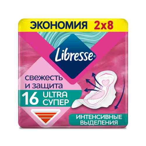 Прокладки Libresse Ultra Супер Duo 16шт арт. 111637
