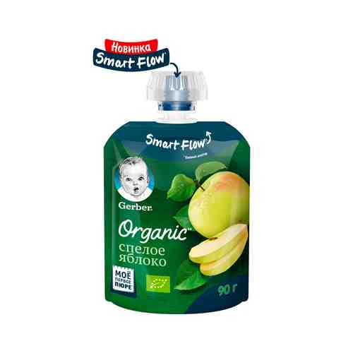 Пюре Gerber Organic Яблоко 90г арт. 100681421