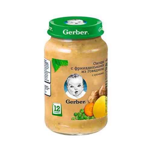 Пюре Gerber Овощи Фрикадельки 190г арт. 100123542