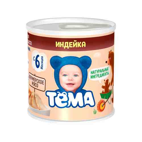 Пюре Тема Индейка 100г ж/б арт. 145977