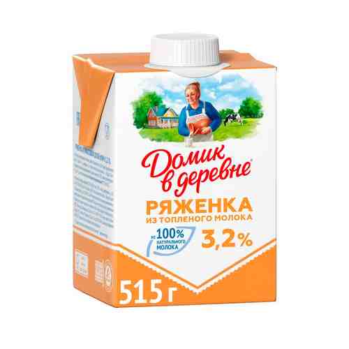 Ряженка Домик в Деревне 3,2% 515г арт. 100418068