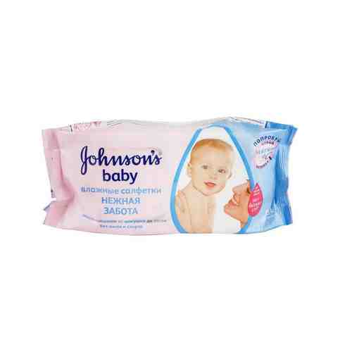 Салфетки Johnsons Baby Влажные Нежная Забота 64шт арт. 139496