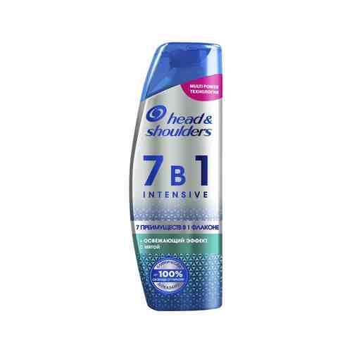 Шампунь Head&Shoulders Intensive 7в1 Освежающий Эффект с Мятой 270мл арт. 101171044