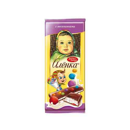 Шоколад Аленка с Начинкой с Веселинками 87г арт. 101124221