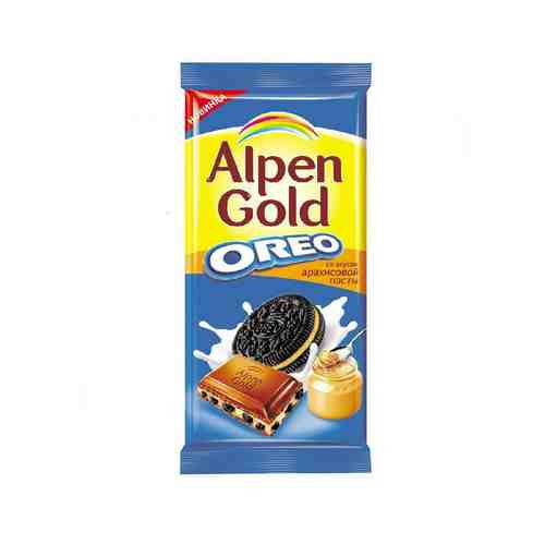 Шоколад Alpen Gold Орео со Вкусом Арахисовой Пасты 90г арт. 100502649