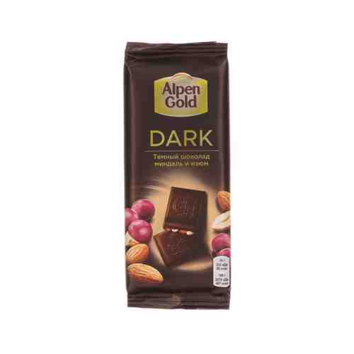 Шоколад Alpen Gold Темный с Изюмом и Миндалем 80г арт. 101057997