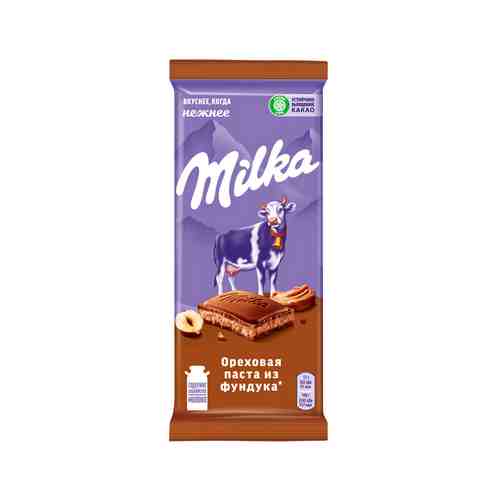 Шоколад Milka Молочный с Ореховой Начинкой 85г арт. 100849167