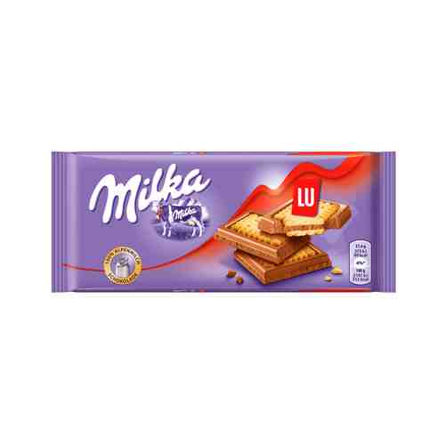 Шоколад Milka Молочный с Печеньем Lu 87г арт. 100334471