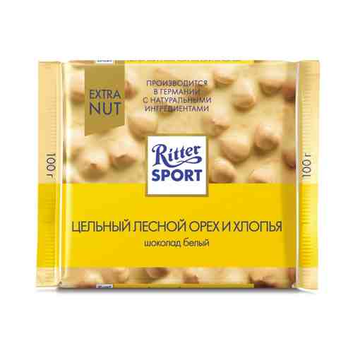 Шоколад Ritter Sport Белый с Фундуком 100г арт. 100900