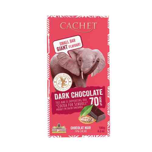 Шоколад Темный Cаchet 70% 180г арт. 101147802