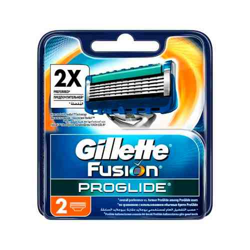 Сменные Кассеты для Бритья Gillette Fusion Proglide 2шт арт. 182815