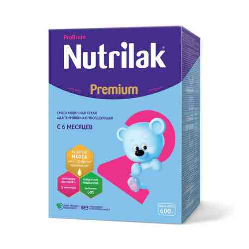 Смесь Nutrilak Premium 2 600г арт. 100693289