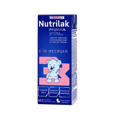 Смесь Nutrilak Premium 3 Молочный Напиток 200мл арт. 101217399