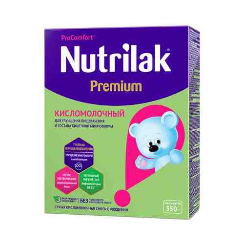 Смесь Nutrilak Premium Кисломолочная с Рождения 350г арт. 101143861