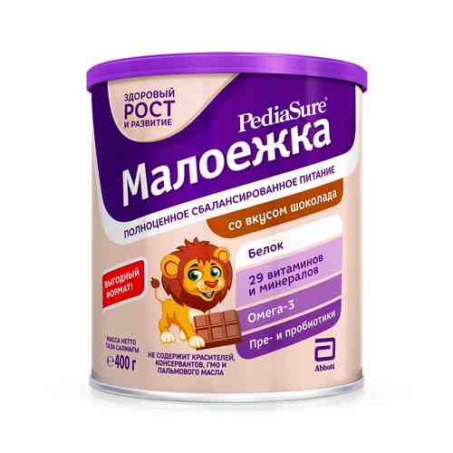 Смесь Pediasure Молочная Малоежка Шоколад 400г арт. 100820920