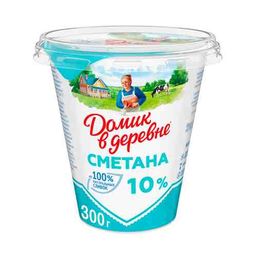 Сметана Домик в Деревне 10% 300г арт. 100635370