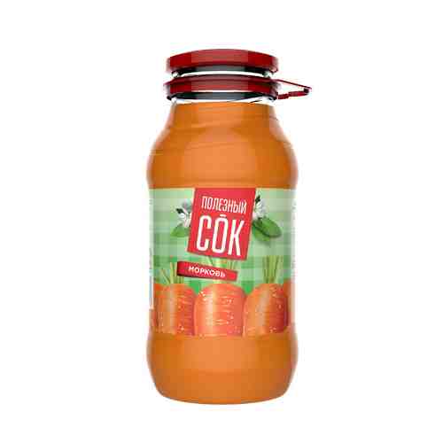 Сок Морковный Восстановленный с Мякотью Полезный Сок 1,8л арт. 100492145