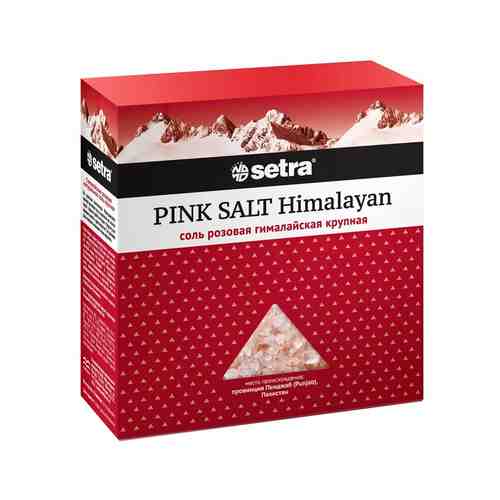 Соль Розовая Гималайская Крупная Setra 500г арт. 100491046
