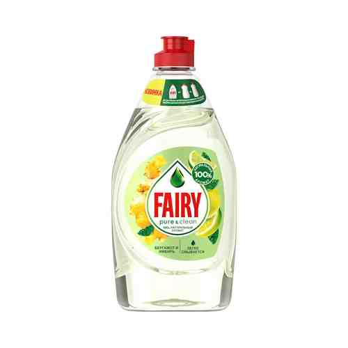 Средство для Мытья Посуды Fairy Pure&Clean Бергамот Имбирь 450мл арт. 100880421