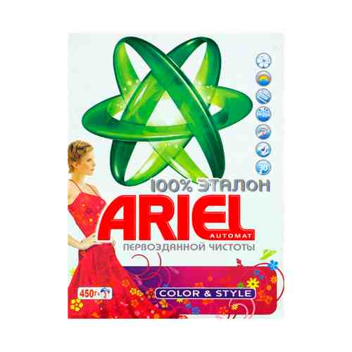 Стиральный Порошок Ariel Автомат Color&Style 450г арт. 102972