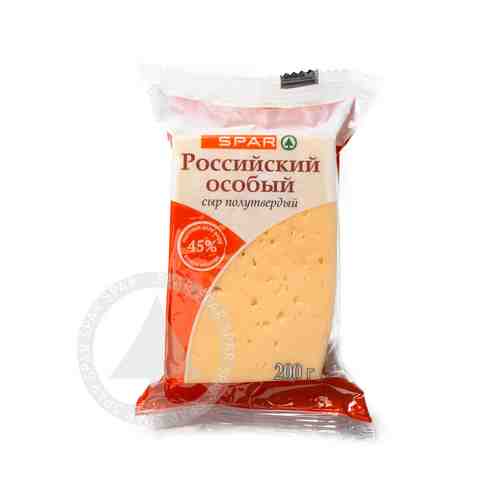Сыр SPAR Российский Особый 45% 200г арт. 100643417
