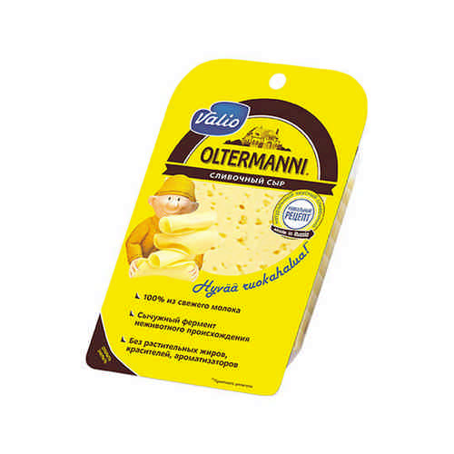 Сыр Valio Oltermanni Сливочный 45% Нарезка 130г арт. 100442210