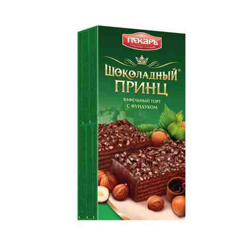 Торт Пекарь Шоколадный Принц Вафельныйс Фундуком 260г арт. 101045401