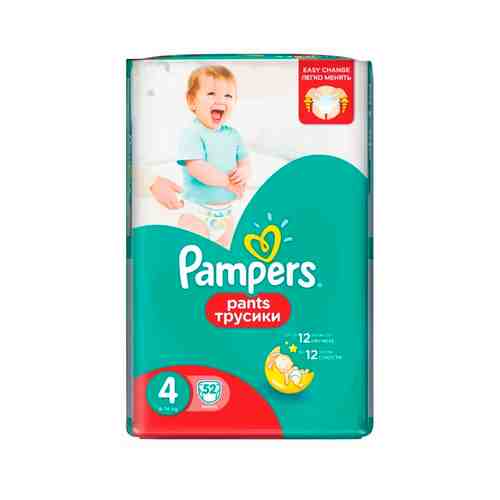 Трусики-Подгузники Pampers Pants № 4 9-14кг 52шт арт. 100275167