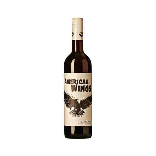Вино Американ Уингс Зинфандель Красное Полусухое 13,5% 0,75л арт. 100731433