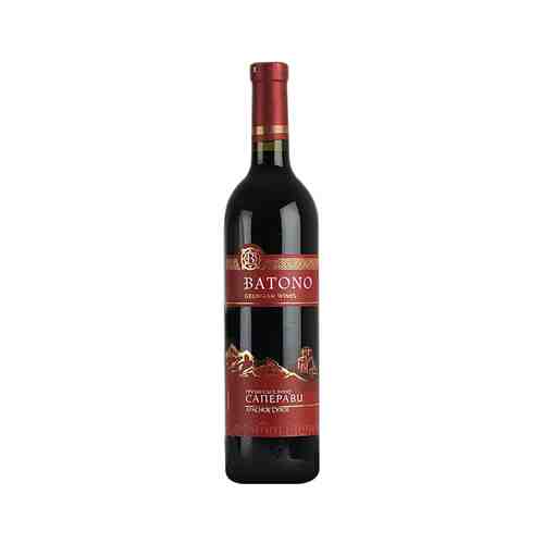 Вино Батоно Саперави Красное Сухое 10-12% 0,75л арт. 100713032