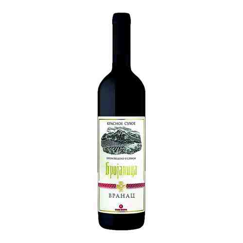 Вино Брояница Вранац Красное Сухое 11% 0,75л арт. 100361823