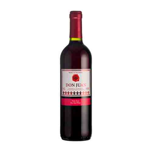 Вино Дон Хуан Красное Полусладкое 11-12% 0,75л арт. 100392857