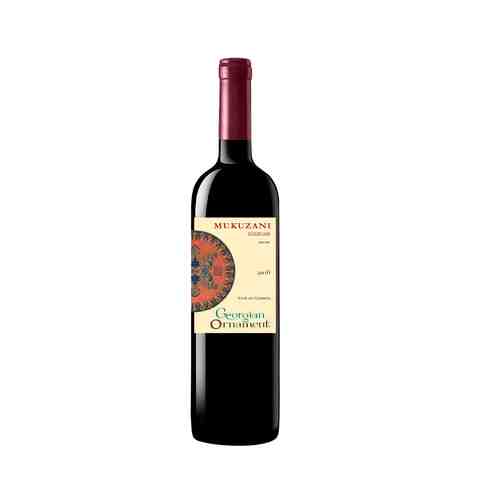 Вино Грузинский Орнамент Мукузани Красное Сухое 13% 0,75л арт. 100754213