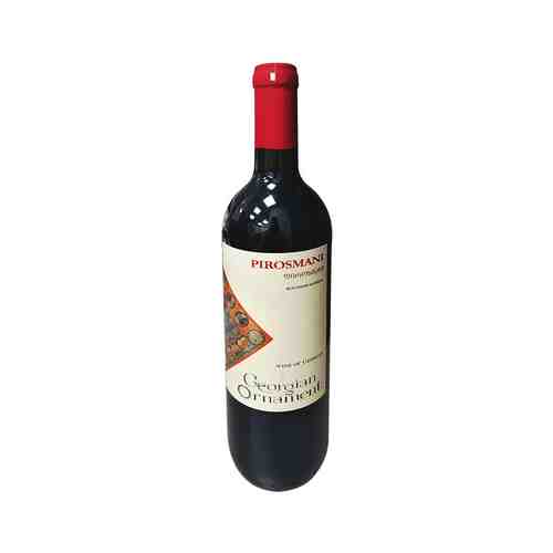 Вино Грузинский Орнамент Пиросмани Красное Полусладкое 11,5% 0,75л арт. 100741640