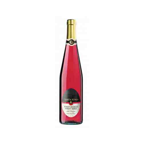 Вино Игристое Санта Бона Пино Бьянко Розовое Брют 11% 0,75л арт. 100797504