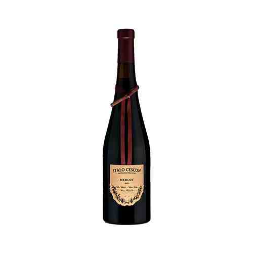 Вино Итало Ческон Мерло Красное Сухое 12% 0,75л арт. 100612688