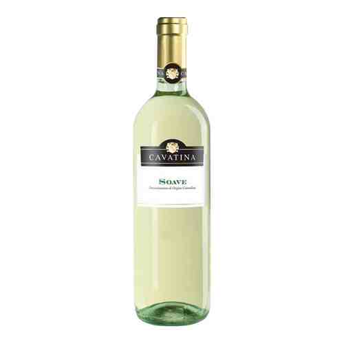 Вино Каватина Соаве Белое Сухое 11,5% 0,75л арт. 100725691