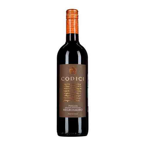 Вино Кодичи Примитиво Апулия Красное Полусухое 13,5% 0,75л арт. 100708487