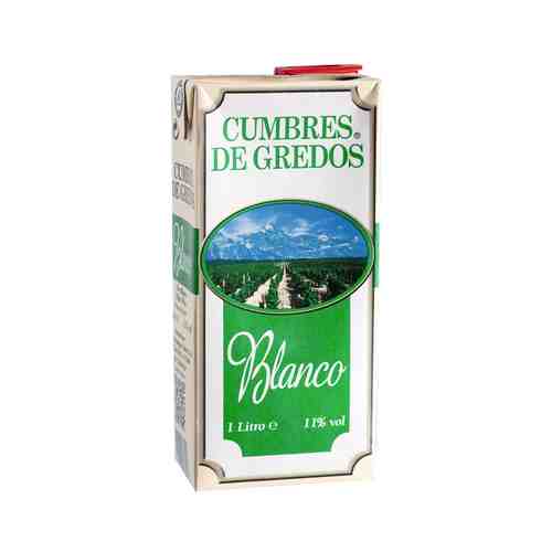 Вино Кумбрес Де Гредос Белое Сухое 11% 1л Тетра Пак арт. 187450