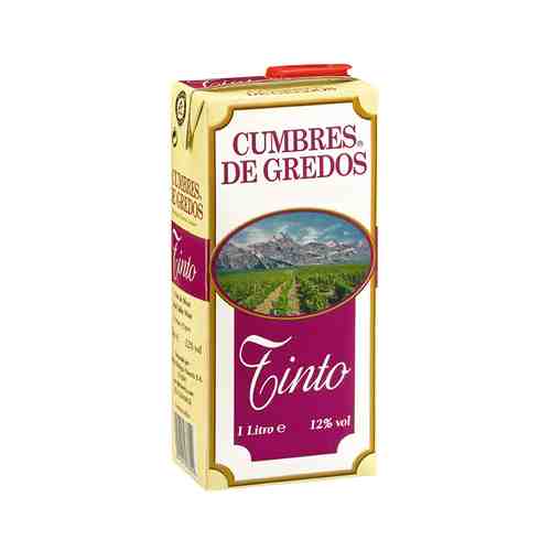Вино Кумбрес Де Гредос Красное Сухое 12% 1л Тетра Пак арт. 187451
