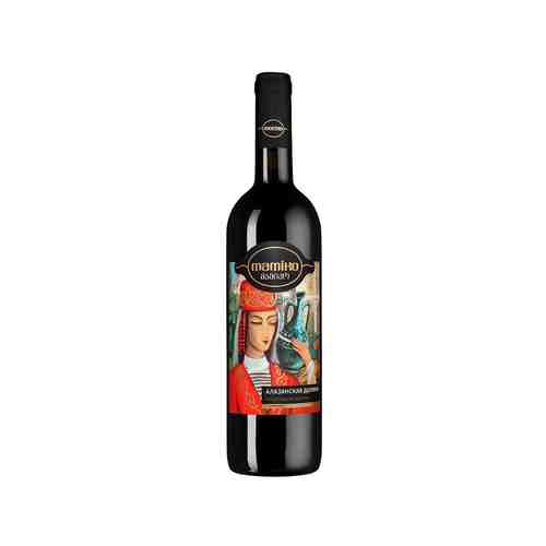 Вино Мамико Алазанская Долина Красное Полусладкое 12% 0,75л арт. 101175766