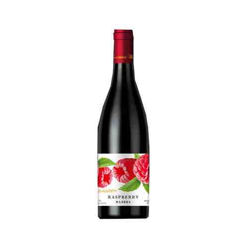 Вино Плодовое Малина Красное Полусладкое 12,5% 0,75л арт. 101189949