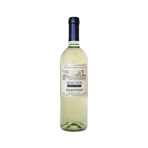 Вино селекшен челентано белое сухое 12% 0,75л арт. 100184521