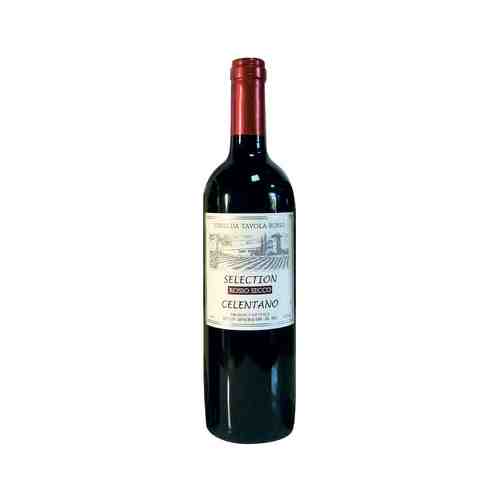 Вино Селекшен Челентано Красное Полусладкое 12% 0,75л арт. 100184661
