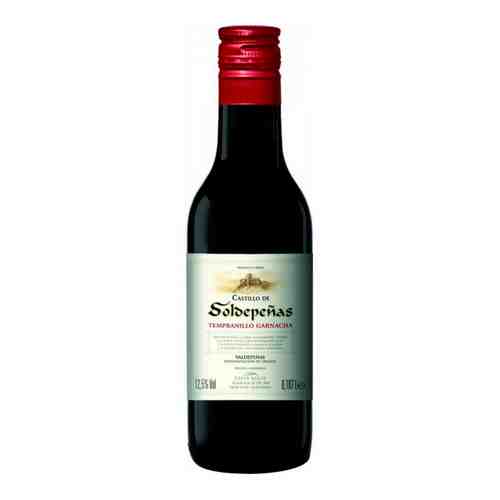 Вино Сольдепеньяс Темпранильо-Гарнача Красное Полусухое 12,5% 0,187л арт. 100684235