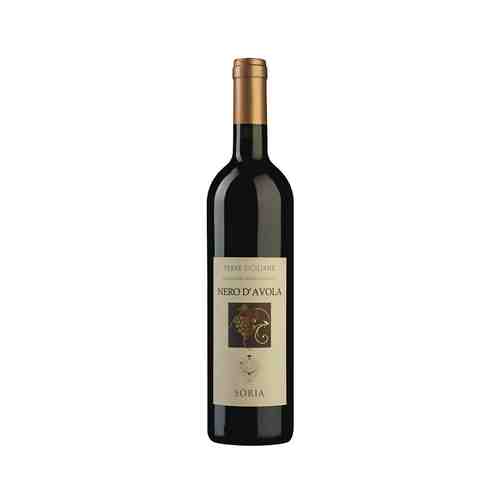 Вино Сория Неро Д'Авола Терре Сицилия Красное Сухое 12,5-13% 0,75л арт. 100720638