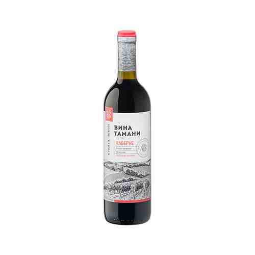 Вино Вина Тамани Каберне Красное Полусладкое 12% 0,7л арт. 100108174